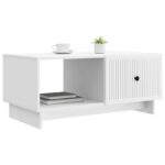 vidaXL Konferenčný stolík Biela 90 x 50 x 40 cm Kompozitné drevo – Obrázok 3
