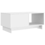 vidaXL Konferenčný stolík Biela 90 x 50 x 40 cm Kompozitné drevo – Obrázok 7
