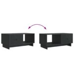 vidaXL Konferenčný stolík Čierna 90 x 50 x 40 cm Kompozitné drevo – Obrázok 10