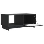 vidaXL Konferenčný stolík Čierna 90 x 50 x 40 cm Kompozitné drevo – Obrázok 4