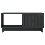 vidaXL Konferenčný stolík Čierna 90 x 50 x 40 cm Kompozitné drevo – Obrázok 5