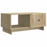 vidaXL Konferenčný stolík Dub sonoma 90 x 50 x 40 cm Kompozitné drevo – Obrázok 2
