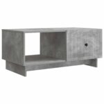 vidaXL Konferenčný stolík Betónovo sivá 90 x 50 x 40 cm – Obrázok 2