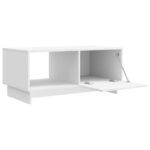 vidaXL Konferenčný stolík Biela s vysokým leskom 90 x 50 x 40 cm – Obrázok 4