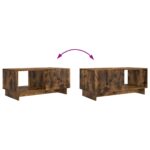 vidaXL Konferenčný stolík Dymový dub 90 x 50 x 40 cm Kompozitné drevo – Obrázok 10
