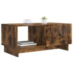 vidaXL Konferenčný stolík Dymový dub 90 x 50 x 40 cm Kompozitné drevo – Obrázok 3