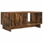 vidaXL Konferenčný stolík Dymový dub 90 x 50 x 40 cm Kompozitné drevo – Obrázok 7