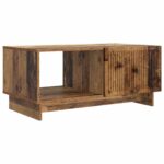 vidaXL Konferenčný stolík Staré drevo 90 x 50 x 40 cm Kompozitné drevo – Obrázok 2
