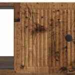 vidaXL Konferenčný stolík Staré drevo 90 x 50 x 40 cm Kompozitné drevo – Obrázok 9