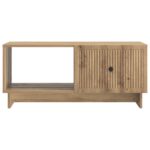 vidaXL Konferenčný stolík Dub artisan 90 x 50 x 40 cm Kompozitné drevo – Obrázok 5