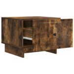 vidaXL Konferenčný stolík Dymový dub 49 x 50 x 40 cm Kompozitné drevo – Obrázok 4
