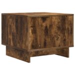 vidaXL Konferenčný stolík Dymový dub 49 x 50 x 40 cm Kompozitné drevo – Obrázok 7