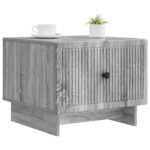 vidaXL Konferenčný stolík Sivá sonoma 49 x 50 x 40 cm Kompozitné drevo – Obrázok 3