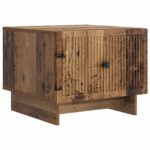 vidaXL Konferenčný stolík Staré drevo 49 x 50 x 40 cm Kompozitné drevo – Obrázok 2