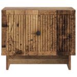 vidaXL Konferenčný stolík Staré drevo 49 x 50 x 40 cm Kompozitné drevo – Obrázok 5