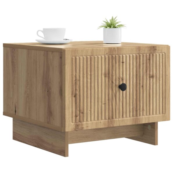 vidaXL Konferenčný stolík Dub artisan 49 x 50 x 40 cm Kompozitné drevo – Obrázok 2