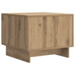 vidaXL Konferenčný stolík Dub artisan 49 x 50 x 40 cm Kompozitné drevo – Obrázok 6