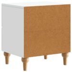vidaXL Nočný stolík 2 pcs Biela 43 x 34,5 x 48 cm Kompozitné drevo – Obrázok 7