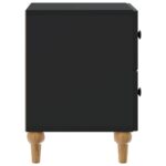 vidaXL Nočný stolík Čierna 43 x 34,5 x 48 cm Kompozitné drevo – Obrázok 5