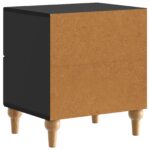 vidaXL Nočný stolík Čierna 43 x 34,5 x 48 cm Kompozitné drevo – Obrázok 6