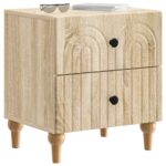 vidaXL Nočný stolík Dub sonoma 43 x 34,5 x 48 cm Kompozitné drevo – Obrázok 2