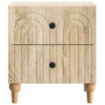 vidaXL Nočný stolík Dub sonoma 43 x 34,5 x 48 cm Kompozitné drevo – Obrázok 4