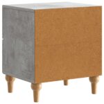 vidaXL Nočný stolík Betónovo sivá 43 x 34,5 x 48 cm Kompozitné drevo – Obrázok 6