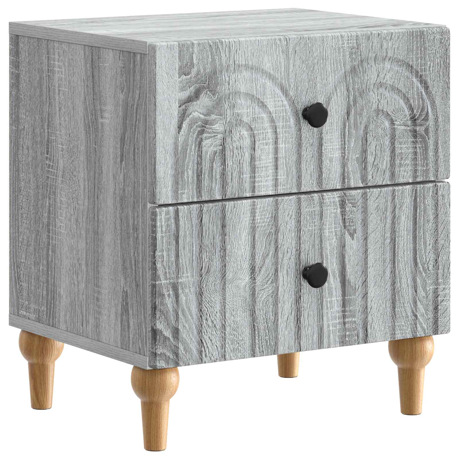 894077_1.jpg vidaXL Nočný stolík Sivá sonoma 43 x 34,5 x 48 cm Kompozitné drevo – Obrázok 1