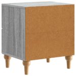 vidaXL Nočný stolík Sivá sonoma 43 x 34,5 x 48 cm Kompozitné drevo – Obrázok 6