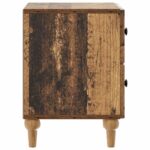 vidaXL Nočný stolík Staré drevo 43 x 34,5 x 48 cm Kompozitné drevo – Obrázok 5