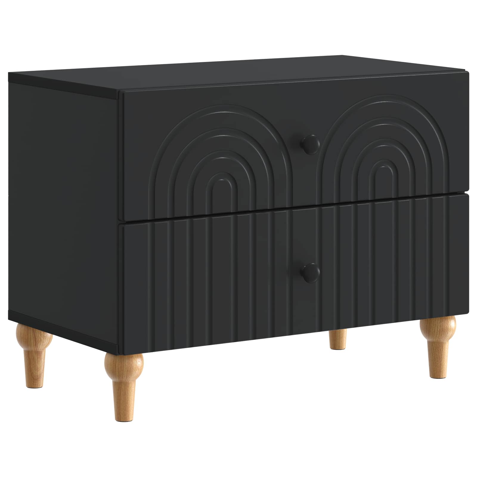 894086_1.jpg vidaXL Nočný stolík Čierna 62 x 34,5 x 48 cm Kompozitné drevo – Obrázok 1