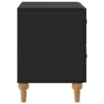 vidaXL Nočný stolík Čierna 62 x 34,5 x 48 cm Kompozitné drevo – Obrázok 5