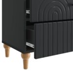 vidaXL Nočný stolík Čierna 62 x 34,5 x 48 cm Kompozitné drevo – Obrázok 8