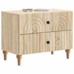 vidaXL Nočný stolík Dub sonoma 62 x 34,5 x 48 cm Kompozitné drevo – Obrázok 2