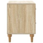 vidaXL Nočný stolík Dub sonoma 62 x 34,5 x 48 cm Kompozitné drevo – Obrázok 5