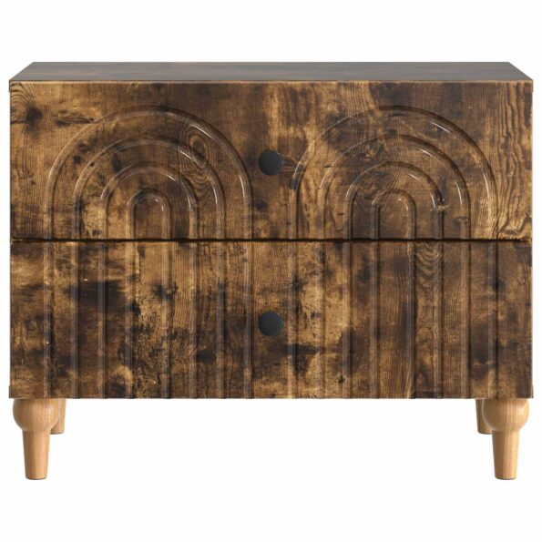 vidaXL Nočný stolík Dymový dub 62 x 34,5 x 48 cm Kompozitné drevo – Obrázok 4