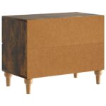 vidaXL Nočný stolík Dymový dub 62 x 34,5 x 48 cm Kompozitné drevo – Obrázok 6