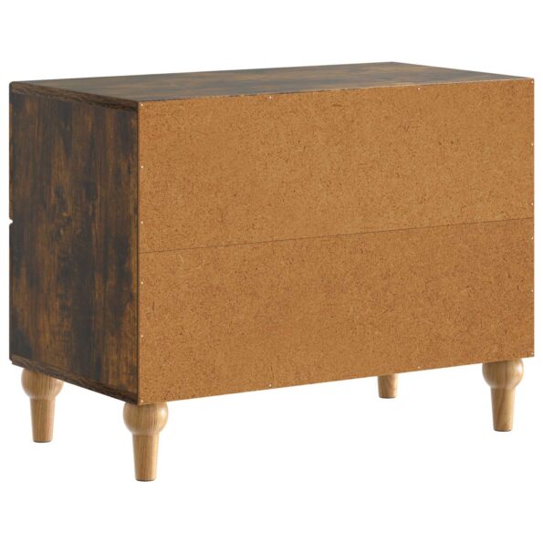 vidaXL Nočný stolík Dymový dub 62 x 34,5 x 48 cm Kompozitné drevo – Obrázok 6