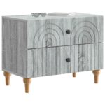vidaXL Nočný stolík Sivá sonoma 62 x 34,5 x 48 cm Kompozitné drevo – Obrázok 2