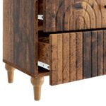 vidaXL Nočný stolík Staré drevo 62 x 34,5 x 48 cm Kompozitné drevo – Obrázok 8
