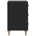 vidaXL Nočný stolík Čierna 43x 41 x 66,5 cm Kompozitné drevo – Obrázok 5