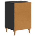 vidaXL Nočný stolík Čierna 43x 41 x 66,5 cm Kompozitné drevo – Obrázok 6