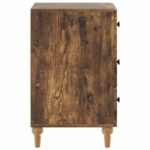 vidaXL Nočný stolík Dymový dub 43x 41 x 66,5 cm Kompozitné drevo – Obrázok 5
