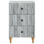 vidaXL Nočný stolík Sivá sonoma 43x 41 x 66,5 cm Kompozitné drevo – Obrázok 4