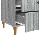 vidaXL Nočný stolík Sivá sonoma 43x 41 x 66,5 cm Kompozitné drevo – Obrázok 8
