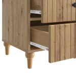 vidaXL Nočný stolík Dub artisan 43x 41 x 66,5 cm Kompozitné drevo – Obrázok 8