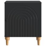 vidaXL Nočný stolík Čierna 43 x 34,5 x 50 cm Kompozitné drevo – Obrázok 4