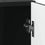 vidaXL Nočný stolík Čierna 43 x 34,5 x 50 cm Kompozitné drevo – Obrázok 8