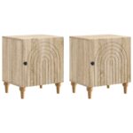 vidaXL Nočný stolík 2 pcs Dub sonoma 43 x 34,5 x 50 cm