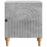 vidaXL Nočný stolík Betónovo sivá 43 x 34,5 x 50 cm Kompozitné drevo – Obrázok 4